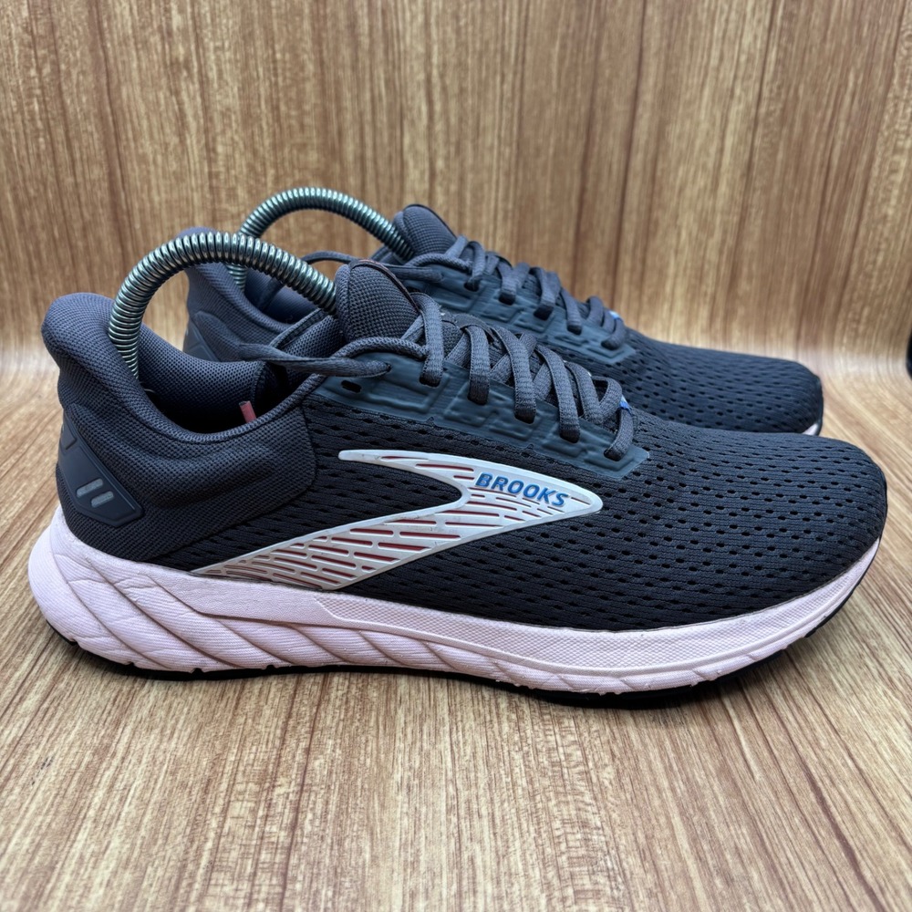 Brooks Anthem 6 Running‎ Shoes Womens 9.5 B Black Pink 1204031B028 DNA Sneakers